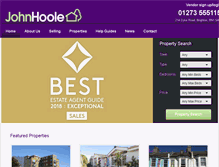 Tablet Screenshot of johnhoole.co.uk
